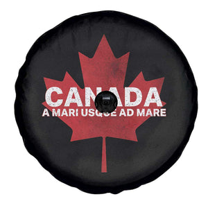 Funny Canada A Mari Usque Ad Mare Spare Tire Cover Canadian Flag Patriotic TS11 Print Your Wear