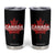 Funny Canada A Mari Usque Ad Mare Tumbler Cup Canadian Flag Patriotic TS11 Black Print Your Wear