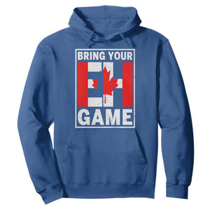 Funny Canada Pride Bring Your Eh Game Hoodie Canadian Flag TS11 Royal Blue Print Your Wear
