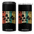 Funny Caribbean Vintage Palm Tree Sunset Summer Beach Vacation 4 in 1 Can Cooler Tumbler TS11 One Size: 16 oz Black Print Your Wear