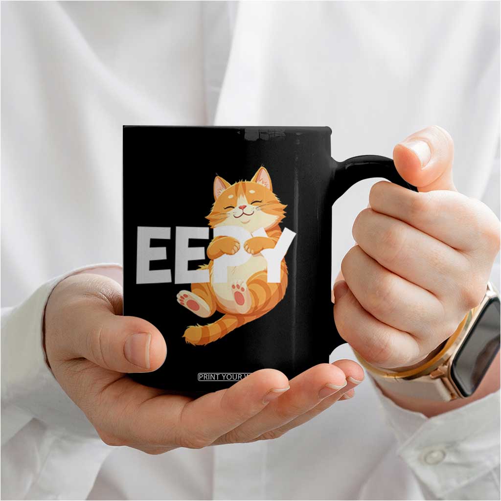 Funny Cat Meme Coffee Mug Eepy Cat Silly Sleepy Cat TS09 Print Your Wear