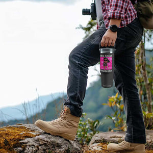 Funny Cat Meme Flip Straw Tumbler The Beast Inside Me TS09 Print Your Wear