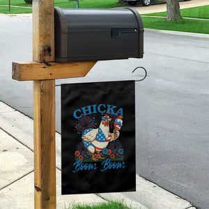 Funny Chicka Boom Boom 4th Of July Garden Flag Patriotic Farmers Chicken Lover TS11 Print Your Wear