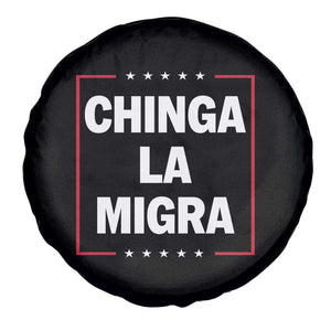 Funny Chinga La Migra Spare Tire Cover Star Stripes TS11 Print Your Wear