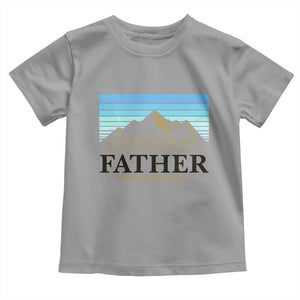 Funny Christian Father Toddler T Shirt The Righteous Man Walks In His Integrity Fathers Day TS11 Sport Gray Print Your Wear