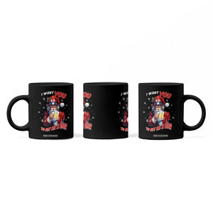 Funny Christmas Beer Coffee Mug I Want You To Get Me A Beer Santa Uncle Sam TS11 Print Your Wear