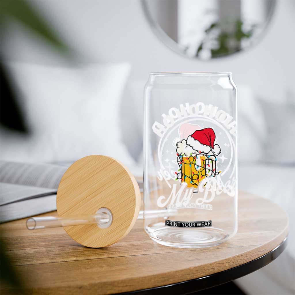 Funny Christmas Beers Glass Can Ho Ho Hold My Beer Vintage Mug Santa Hat TS11 Print Your Wear
