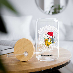 Funny Christmas Beers Glass Can Ho Ho Hold My Beer Vintage Mug Santa Hat TS11 Print Your Wear