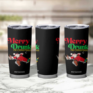 Funny Christmas Beers Tumbler Cup Merry Drunk I'm Christmas Santa TS11 Print Your Wear