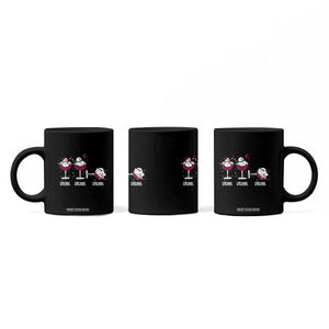 Funny Christmas Wine Coffee Mug Drink Drank Drunk Snowman Xmas TS11 Print Your Wear