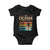 Funny Cicada Brood XIV 2025 Baby Onesie Periodical Cicada Tour 1907 2008 2042 TS11 Black Print Your Wear