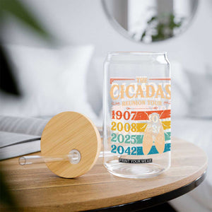 Funny Cicada Brood XIV 2025 Glass Can Periodical Cicada Tour 1907 2008 2042 TS11 Print Your Wear