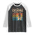Funny Cicada Brood XIV 2025 Raglan Shirt Periodical Cicada Tour 1907 2008 2042 TS11 Black White Print Your Wear