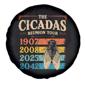 Funny Cicada Brood XIV 2025 Spare Tire Cover Periodical Cicada Tour 1907 2008 2042 TS11 Print Your Wear