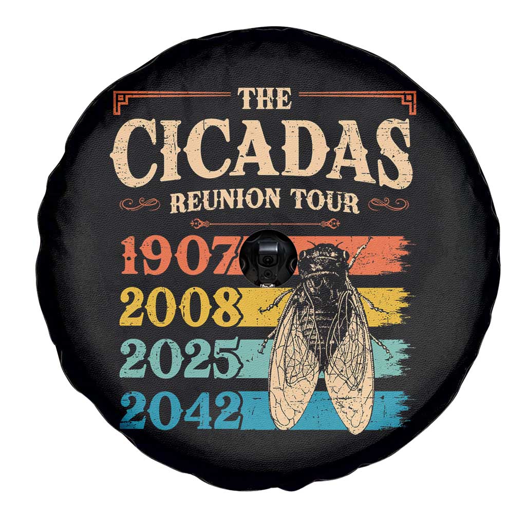 Funny Cicada Brood XIV 2025 Spare Tire Cover Periodical Cicada Tour 1907 2008 2042 TS11 Print Your Wear