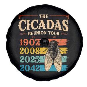 Funny Cicada Brood XIV 2025 Spare Tire Cover Periodical Cicada Tour 1907 2008 2042 TS11 Print Your Wear