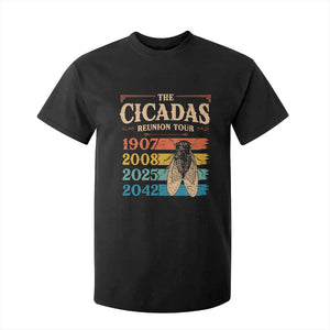 Funny Cicada Brood XIV 2025 T Shirt For Kid Periodical Cicada Tour 1907 2008 2042 TS11 Black Print Your Wear