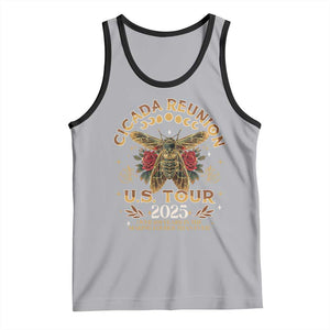 Funny Cicada Reunion US Tour 2025 Tank Top Over 201 Years In The Making Louder Than Ever TS11 Athletic Heather Black Print Your Wear