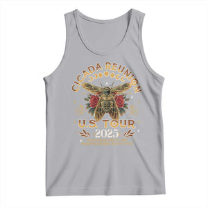 Funny Cicada Reunion US Tour 2025 Tank Top Over 201 Years In The Making Louder Than Ever TS11 Athletic Heather Print Your Wear