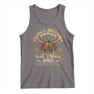 Funny Cicada Reunion US Tour 2025 Tank Top Over 201 Years In The Making Louder Than Ever TS11 Deep Heather Print Your Wear