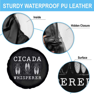 Funny Cicada Whisperer Spare Tire Cover Periodical Cicada Swarm TS11 Print Your Wear