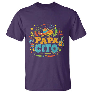 Funny Cinco De Mayo Father's Day Mexican Papacito T Shirt Sombrero Hat TS11 Purple Print Your Wear
