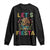 Funny Cinco De Mayo Long Sleeve Shirt Let's Fiesta Golden Eagle Mexico Flag TS11 Black Print Your Wear