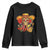 Funny Cinco De Mayo Sugar Skull Sombrero Hat Bow Youth Sweatshirt TS11 Black Print Your Wear