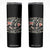 Funny Cowboy Dad Like A Regular Dad But Cooler Skinny Tumbler Western Country Dad Fathers Day TS11 Black Print Your Wear