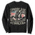 Funny Cowboy Dad Like A Regular Dad But Cooler Sweatshirt Western Country Dad Fathers Day TS11 Black Print Your Wear