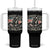 Funny Cowboy Dad Like A Regular Dad But Cooler Tumbler With Handle Western Country Dad Fathers Day TS11 One Size: 40 oz Black Print Your Wear