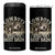 Funny Cowboys Make The Best Dads 4 in 1 Can Cooler Tumbler Western Country Fathers Day TS11 One Size: 16 oz Black Print Your Wear