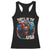 Funny Creepy 4th Of July Party In The USA Racerback Tank Top 4th Of July Horror Movie Independence Day TS11 Black Print Your Wear