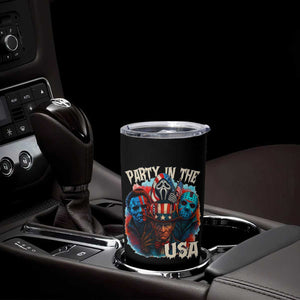 Funny Creepy 4th Of July Party In The USA Tumbler Cup 4th Of July Horror Movie Independence Day TS11 Print Your Wear