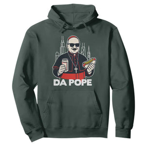 Funny Da Pope Chicago Hot Dog Hoodie 267th Pope Leo XIV TS02 Dark Forest Green Print Your Wear