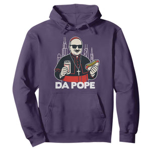 Funny Da Pope Chicago Hot Dog Hoodie 267th Pope Leo XIV TS02 Purple Print Your Wear