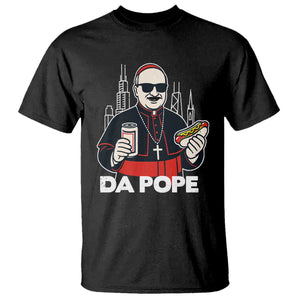 Funny Da Pope Chicago Hot Dog T Shirt 267th Pope Leo XIV TS02 Black Print Your Wear