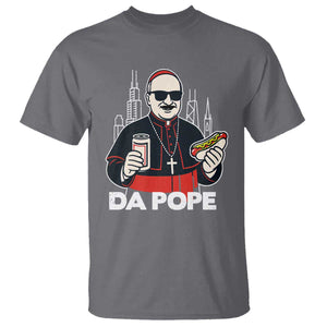 Funny Da Pope Chicago Hot Dog T Shirt 267th Pope Leo XIV TS02 Charcoal Print Your Wear