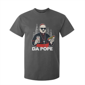 Funny Da Pope Chicago Hot Dog T Shirt For Kid 267th Pope Leo XIV TS02 Dark Heather Print Your Wear