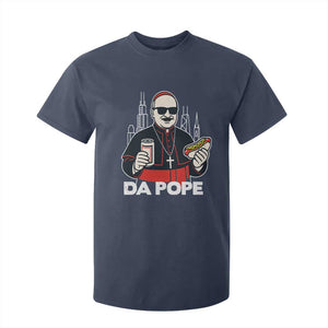 Funny Da Pope Chicago Hot Dog T Shirt For Kid 267th Pope Leo XIV TS02 Navy Print Your Wear