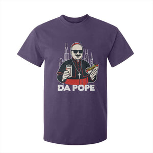 Funny Da Pope Chicago Hot Dog T Shirt For Kid 267th Pope Leo XIV TS02 Purple Print Your Wear