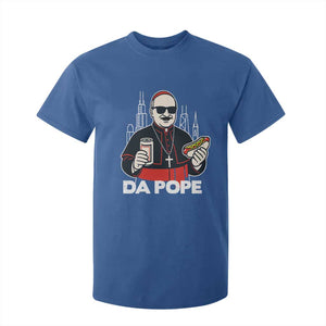 Funny Da Pope Chicago Hot Dog T Shirt For Kid 267th Pope Leo XIV TS02 Royal Blue Print Your Wear