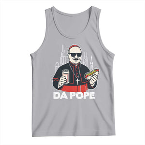 Funny Da Pope Chicago Hot Dog Tank Top 267th Pope Leo XIV TS02 Athletic Heather Print Your Wear