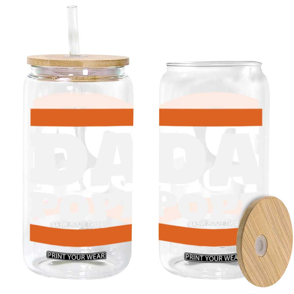 Funny Da Pope From America Chicago Glass Can TS11 Black Print Your Wear