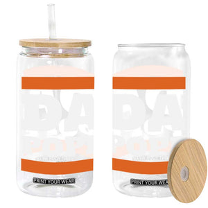 Funny Da Pope From America Chicago Glass Can TS11 Black Print Your Wear