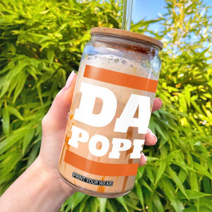 Funny Da Pope From America Chicago Glass Can TS11 Print Your Wear