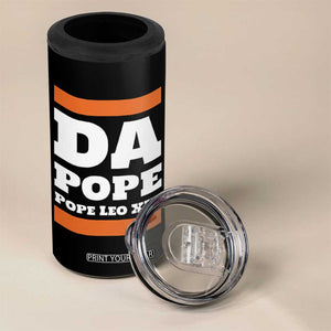 Funny Da Pope From America Chicago Pope Leo XIV 4 in 1 Can Cooler Tumbler TS11 Print Your Wear