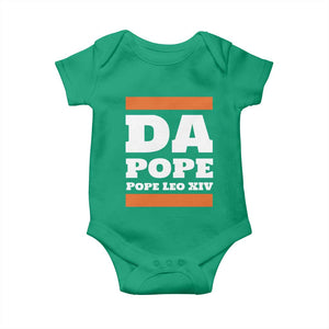 Funny Da Pope From America Chicago Pope Leo XIV Baby Onesie TS11 Irish Green Print Your Wear