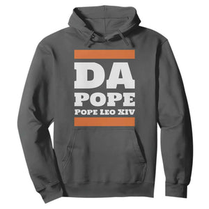 Funny Da Pope From America Chicago Pope Leo XIV Hoodie TS11 Dark Heather Print Your Wear