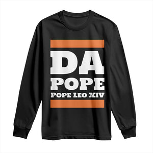 Funny Da Pope From America Chicago Pope Leo XIV Long Sleeve Shirt TS11 Black Print Your Wear